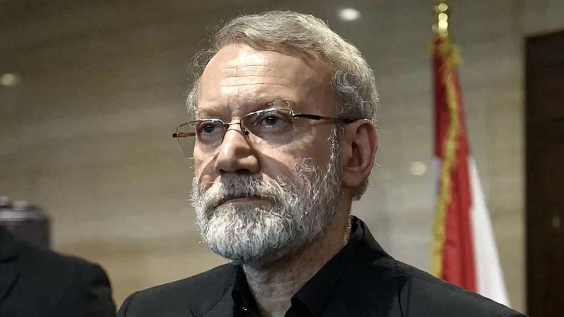 Ali Larijani, chefe do Conselho Supremo de Segurança Nacional do Irã morto por um ataque de Israel. Foto: AFP/Handour/Lebanese Parliament