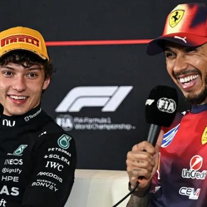 Antonelli vence Hamilton e é o líder mais jovem da F1