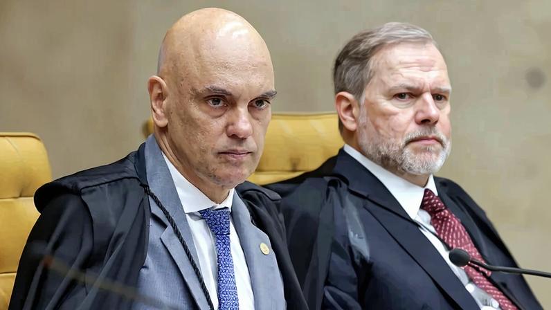 Os ministros Alexandre de Moraes e Dias Toffoli, do Supremo Tribunal Federal. Foto: Rosinei Coutinho/STF