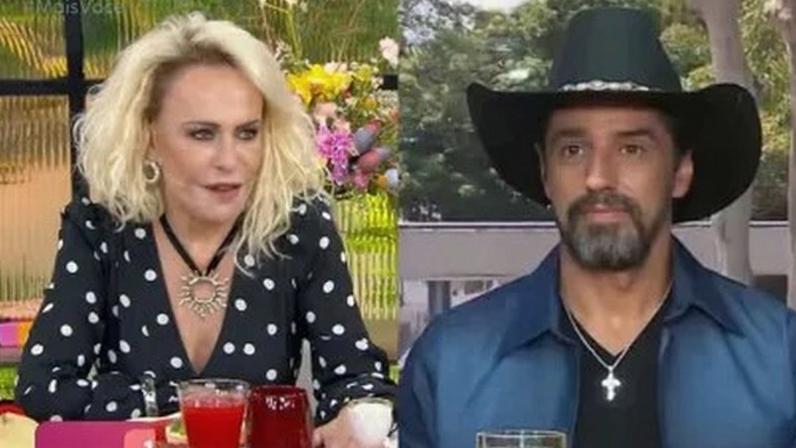 Ana Maria Braga recebe Alberto Cowboy após eliminação no BBB 26.