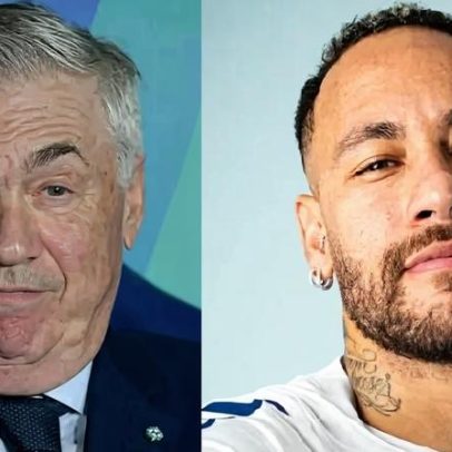 Ancelotti comenta ausência de Neymar no Mirassol x Santos