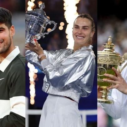 Alcaraz, Sinner e Sabalenka indicados aos prêmios principais do Laureus