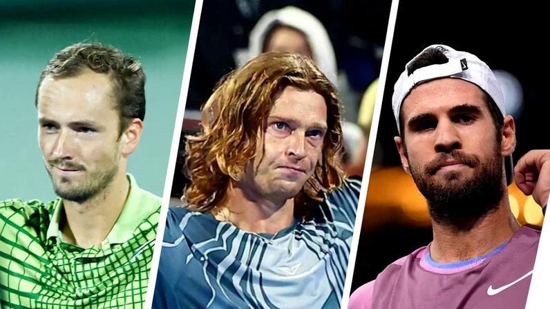 Medvedev, Rublev e Khachanov deixam a região de conflito e seguem para os EUA