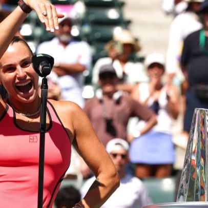 Sabalenka mira Sunshine Double no Miami Open