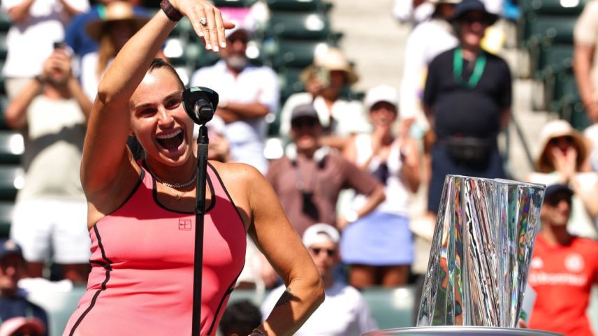 Sabalenka mira Sunshine Double no Miami Open