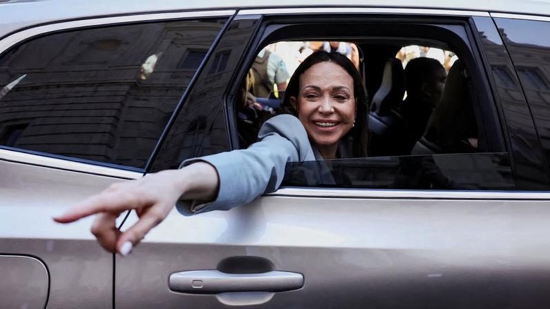 Líder oposicionista venezuelano Machado vai à conferência de energia em Houston