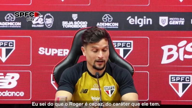 Artur aponta ligação de Roger na decisão pelo São Paulo