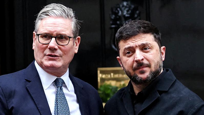 Zelenskiy e Starmer se reúnem em Londres para ampliar parceria em drones
