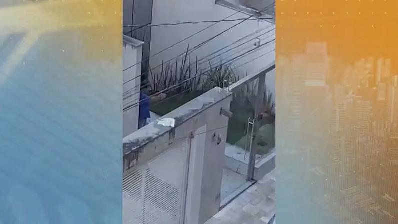 Testemunhas filmaram tiros sendo efetuados dentro da garagem do imóvel
