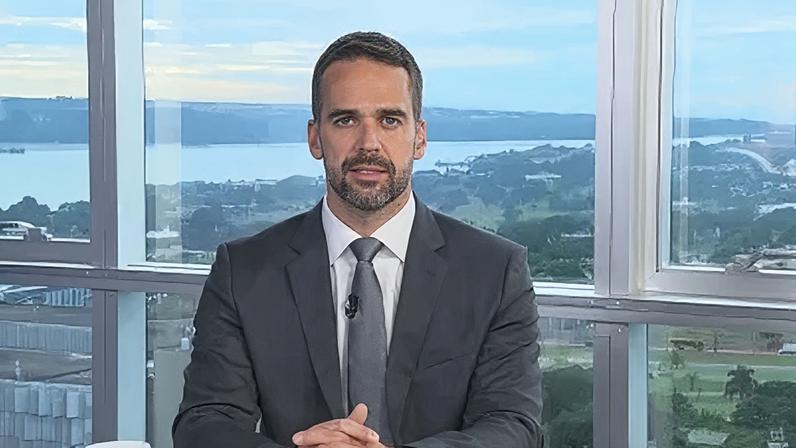 Governador do Rio Grande do Sul, Eduardo Leite (PSDB), em entrevista à CNN nesta terça-feira (25)