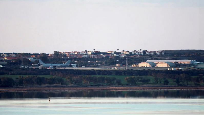 RAF Akrotiri, a British sovereign base in Cyprus that was hit by a drone early Monday, causing limited damage