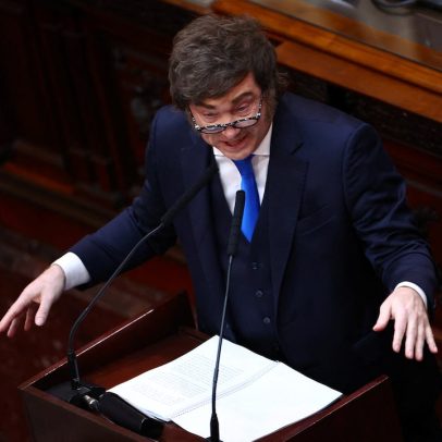 Milei diz buscar redução de impostos e reforma do sistema eleitoral