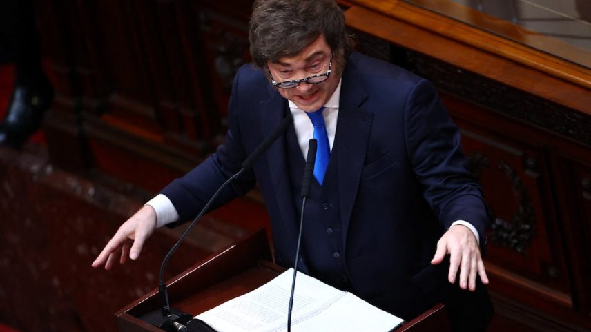 Opening session of the 144th legislative term of Congress at the National Congress building in Buenos Aires, in Buenos Aires