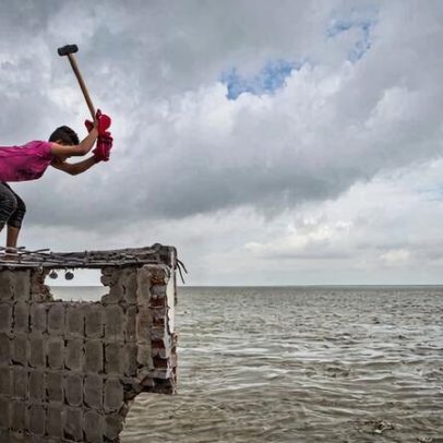 Modelos de habitação resiliente ao clima avançam pouco em Bangladesh