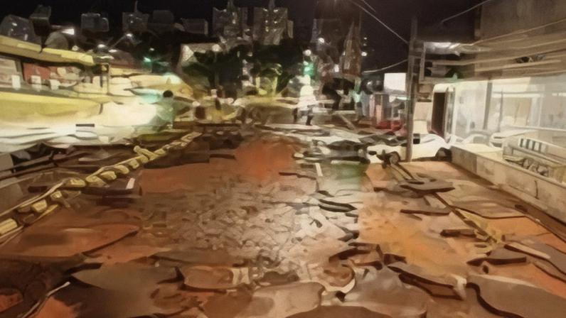 Consequências das fortes chuvas em Bauru (SP), na quarta feira, 25 de março de 2026.