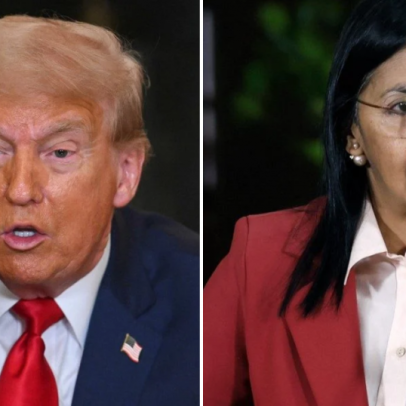 Trump elogia Delcy Rodríguez e afirma que petróleo venezuelano começa a fluir