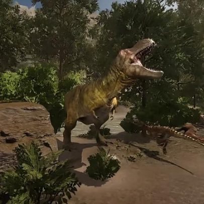 Realidade virtual promete viagem no tempo até a era dos dinossauros
