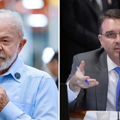 Lula e Flávio Bolsonaro empatam com 46% em provável segundo turno