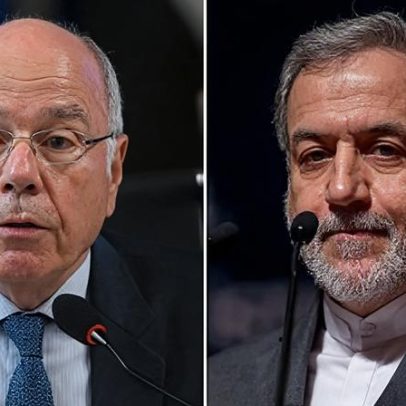 Mauro Vieira discute conflito no Oriente Médio com chanceler do Irã