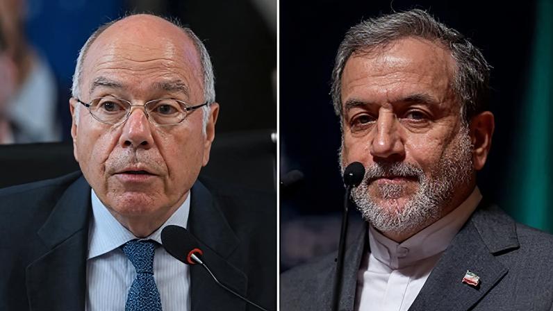 Mauro Vieira e Abbas Araghchi