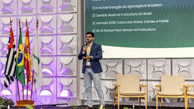 Vinícius Cambaúva, sócio da Markestrat Agribusiness durante a Fruit Attraction 2026