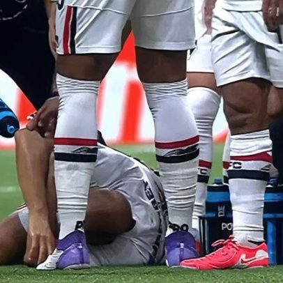 Lucas Moura sofre fratura de duas costelas em jogo do Brasileirão