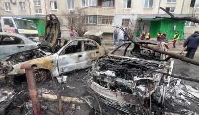 Ataque de drone russo deixa ao menos nove feridos em Kharkiv, Ucrânia