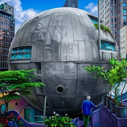 Casa Bola do hippie urbano da Faria Lima ganha destaque