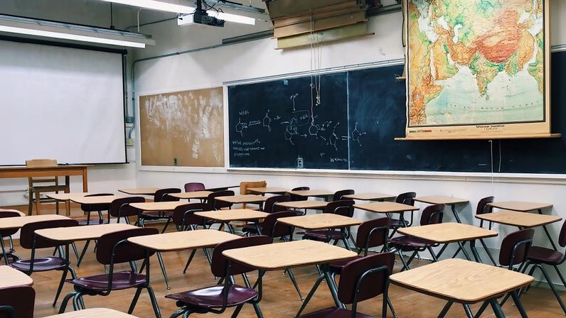 Sala de aula vazia