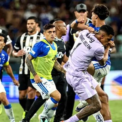 Punição para briga no clássico Cruzeiro x Atlético-MG é analisada