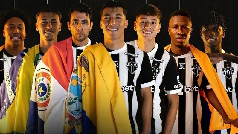 Convocados do Atlético (reprodução Atlético)