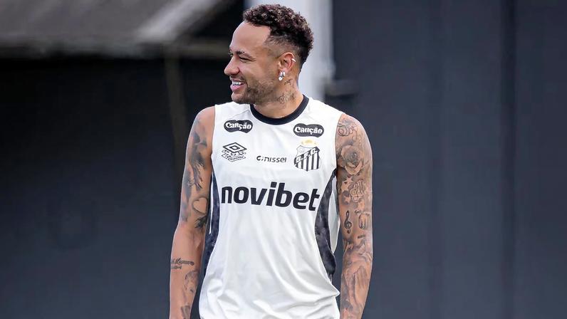 Neymar prioriza jogos na Vila Belmiro em preparação para a Copa do Mundo