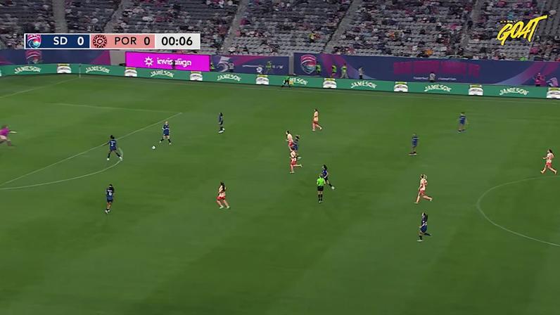 San Diego Wave e Portland Thorns empatam 0-0 no início da partida