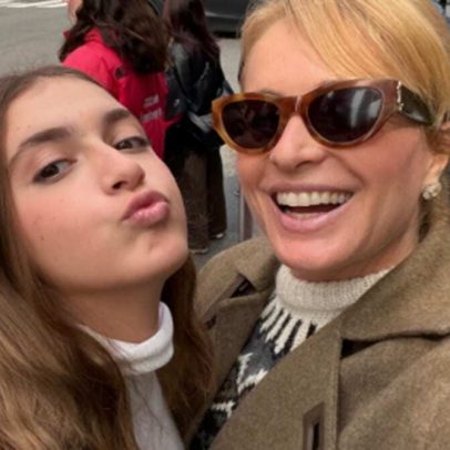 Angélica viaja aos EUA com a filha mais nova