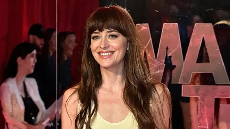 Dakota Johnson, estrela de "50 Tons de Cinza", em evento no Rio de Janeiro, Brasil