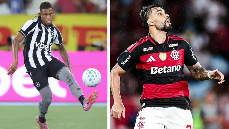 Danilo, do Botafogo, e Lucas Paquetá, do Flamengo, sonham com vaga na Copa do Mundo pela Seleção Brasileira (Fotos: Vitor Silva / Botafogo e Gilvan de Souza / Flamengo)