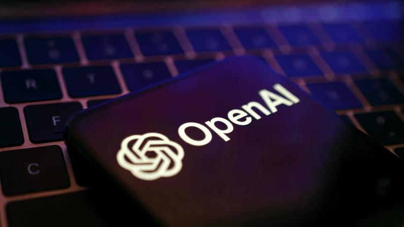 O logotipo da OpenAI é visto na ilustração feita em 20 de maio de 2024.