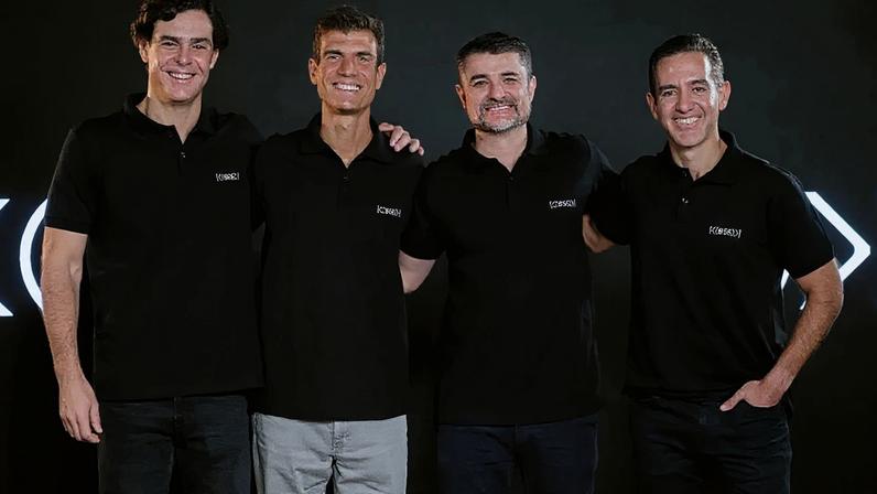 Os fundadores do B55: Guilherme Benchimol, André Street, Cristhiano Faé e David Vélez | Foto: Divulgação