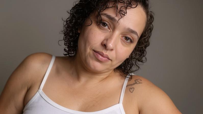 A mulher foi identificada como Aline Santos de Oliveira, mãe de quatro filhos