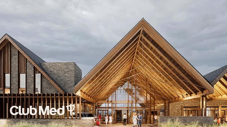Projeção de como será o Club Med no complexo Sirena Gramado