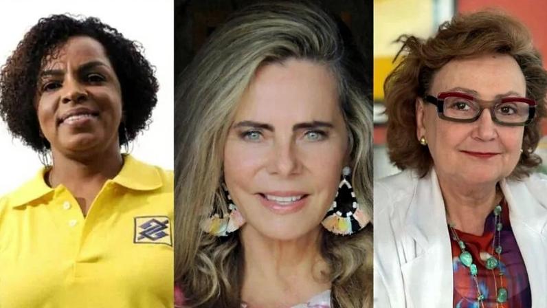 Fofão, Bruna Lombardi e Margareth Dalcolmo