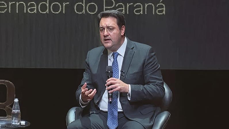 O governador do Paraná, Ratinho Junior (PSD)