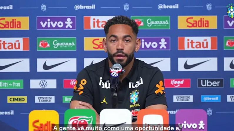 Matheus Cunha vê amistoso contra a Croácia como oportunidade