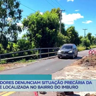 Moradores denunciam estado precário de ponte em bairro de Macaé (RJ)