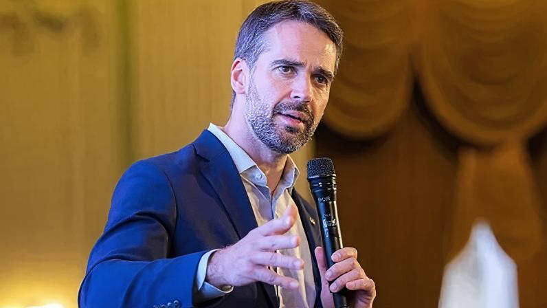 O governador do Rio Grande do Sul, Eduardo Leite