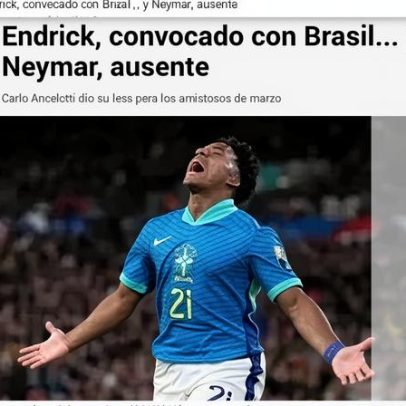 Imprensa internacional repercute lista de Ancelotti e ausência de Neymar