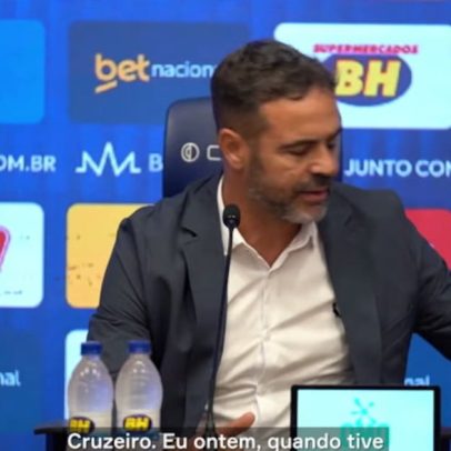 Artur Jorge relata choro de Pedrinho por situação do Cruzeiro