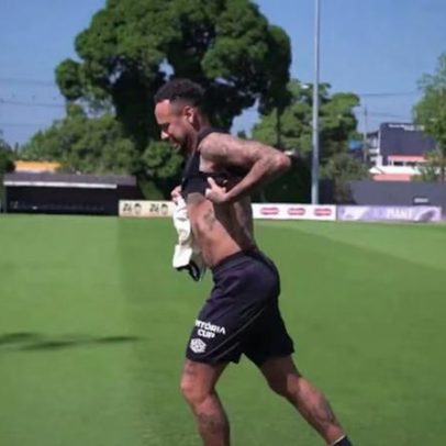 Neymar valoriza jogo-treino contra equipe sub-20 do Santos
