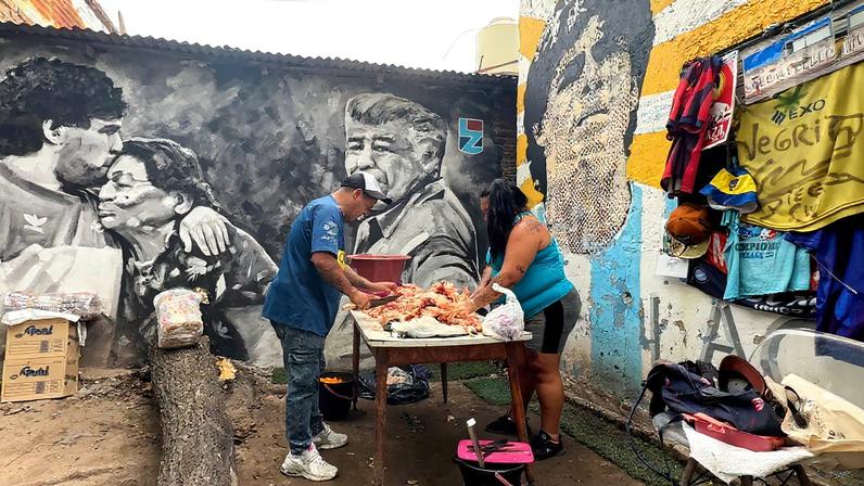 Antiga casa de Maradona se tornou refeitório para pessoas carentes na Argentina