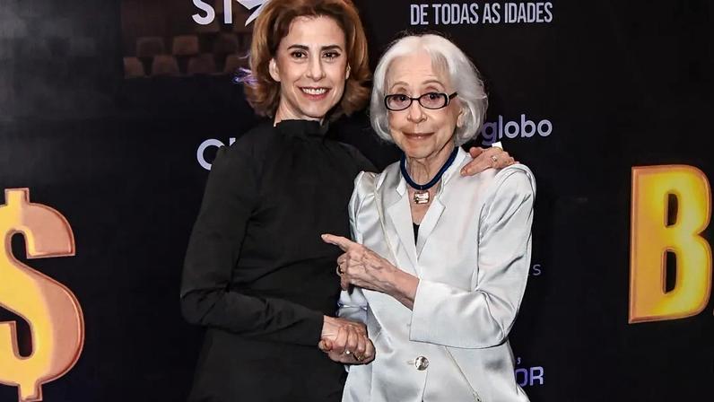 Fernanda Torres prestigia mãe e irmão em pré-estreia de Velhos Bandidos